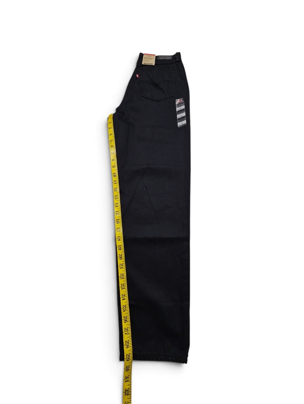 Levi's High Waisted Mom Jeans in Black Cotton and Hemp Size 30 NWT - Picture 12 of 13